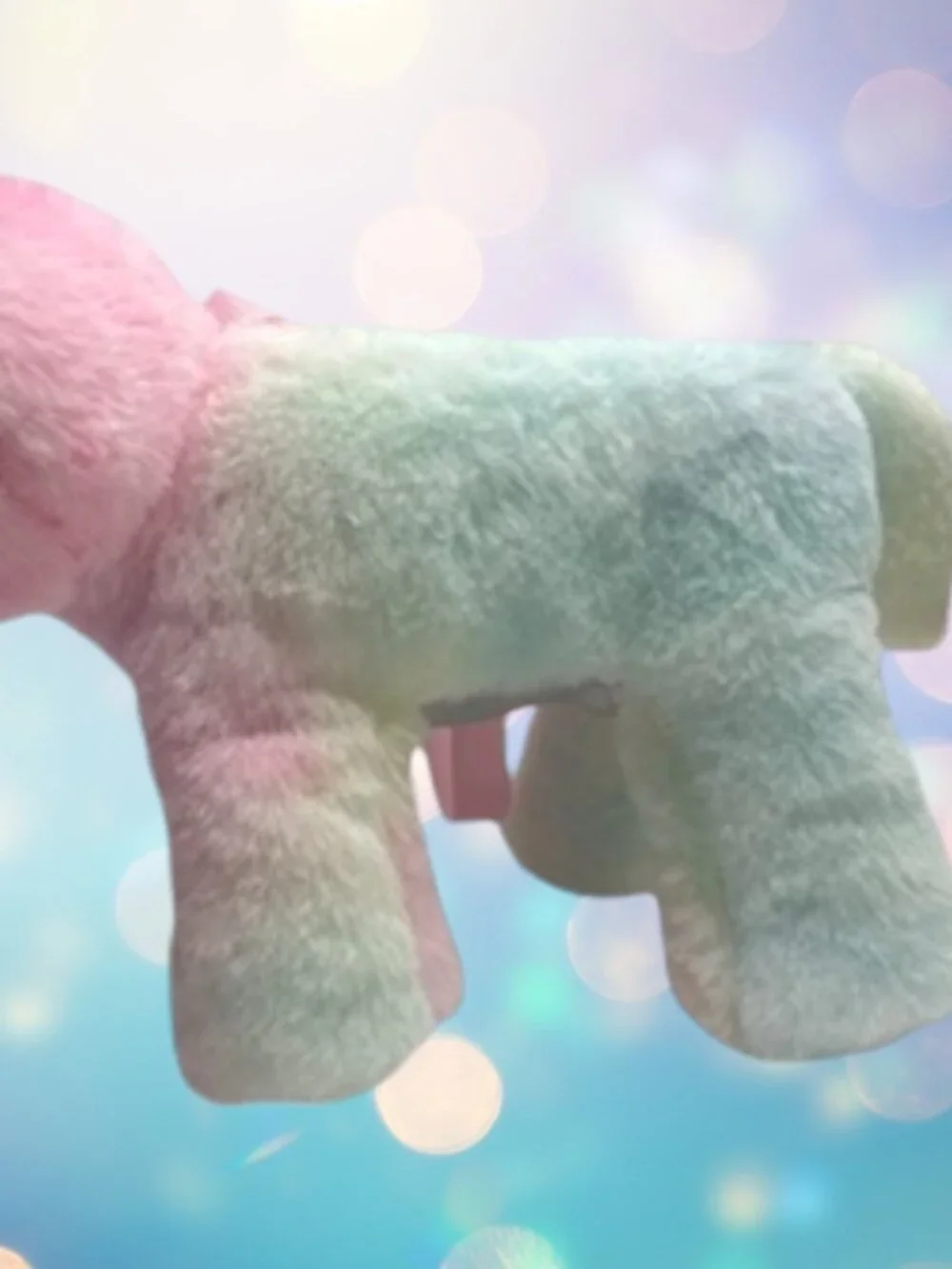 NWT Unicorn Bag Plush Stuffed Animal Purse Tie Dye Rainbow Crossbody Girls #2